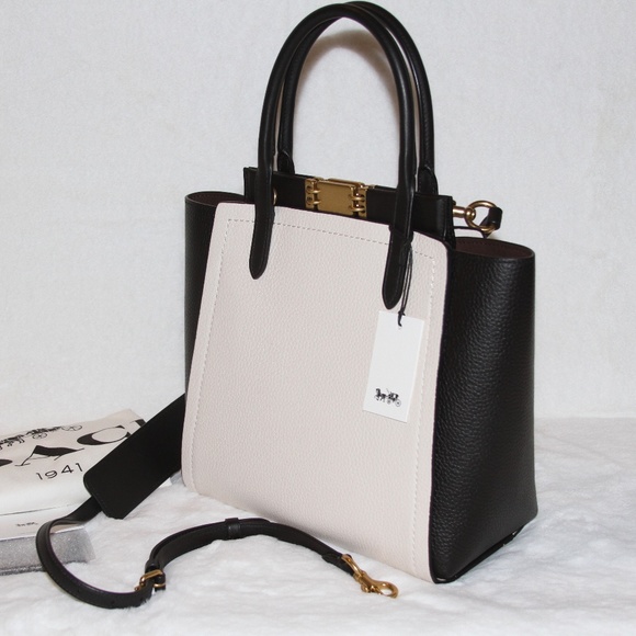 NWT COACH 1941 Troupe Tote Leather Purse Handbag - Picture 4 of 7